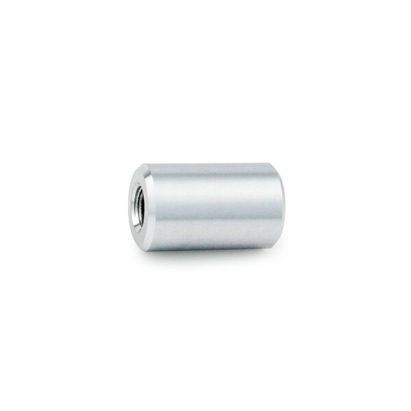 Gyford Round Standoffs, 5/16"-18 Thrd Sz, 1 in Bd L, Aluminum Clear Anodized, 5/8 in OD SO-100 - main